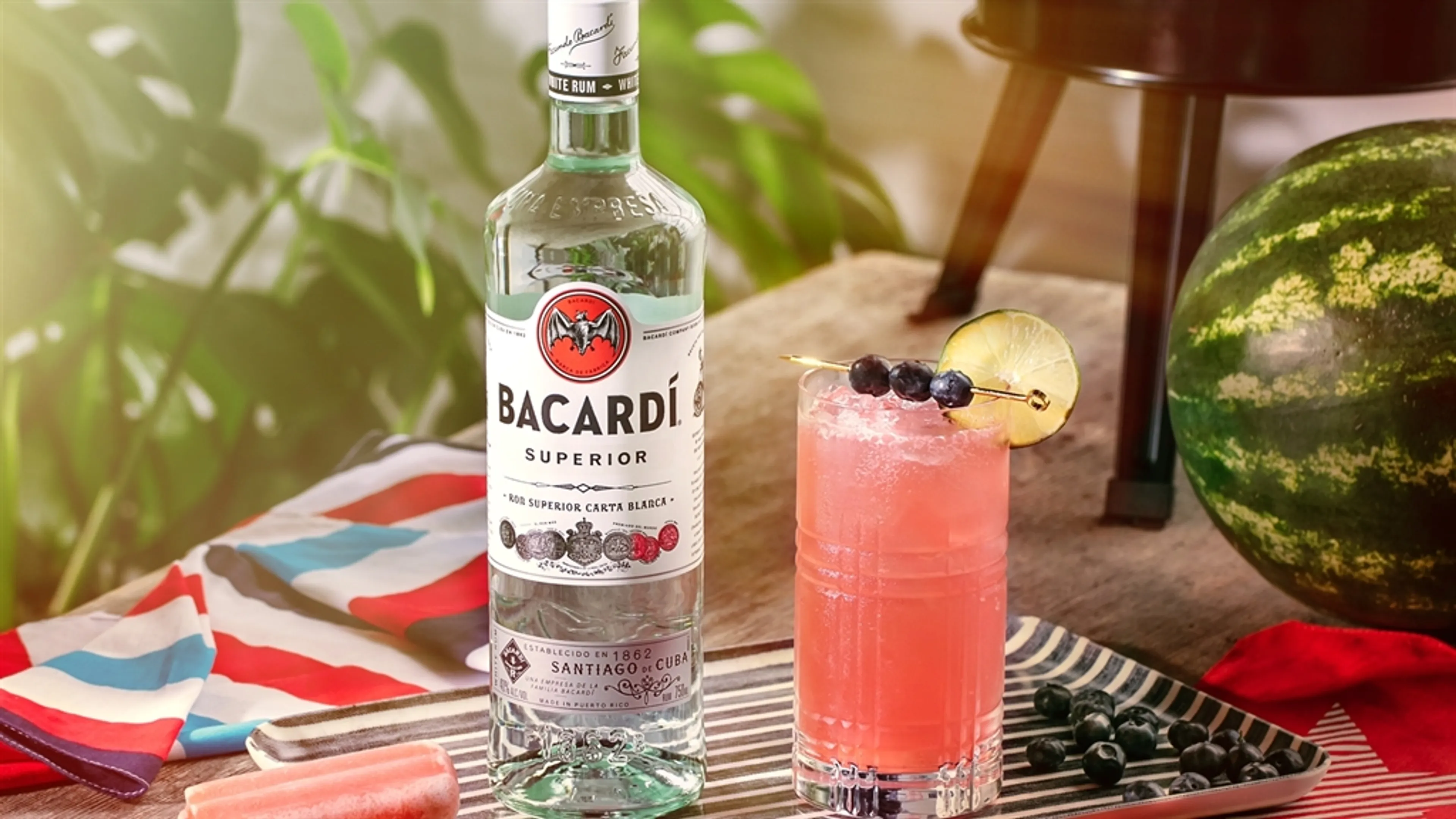 Celebrate National Watermelon Day with the BACARDI Summer Watermelon Cooler