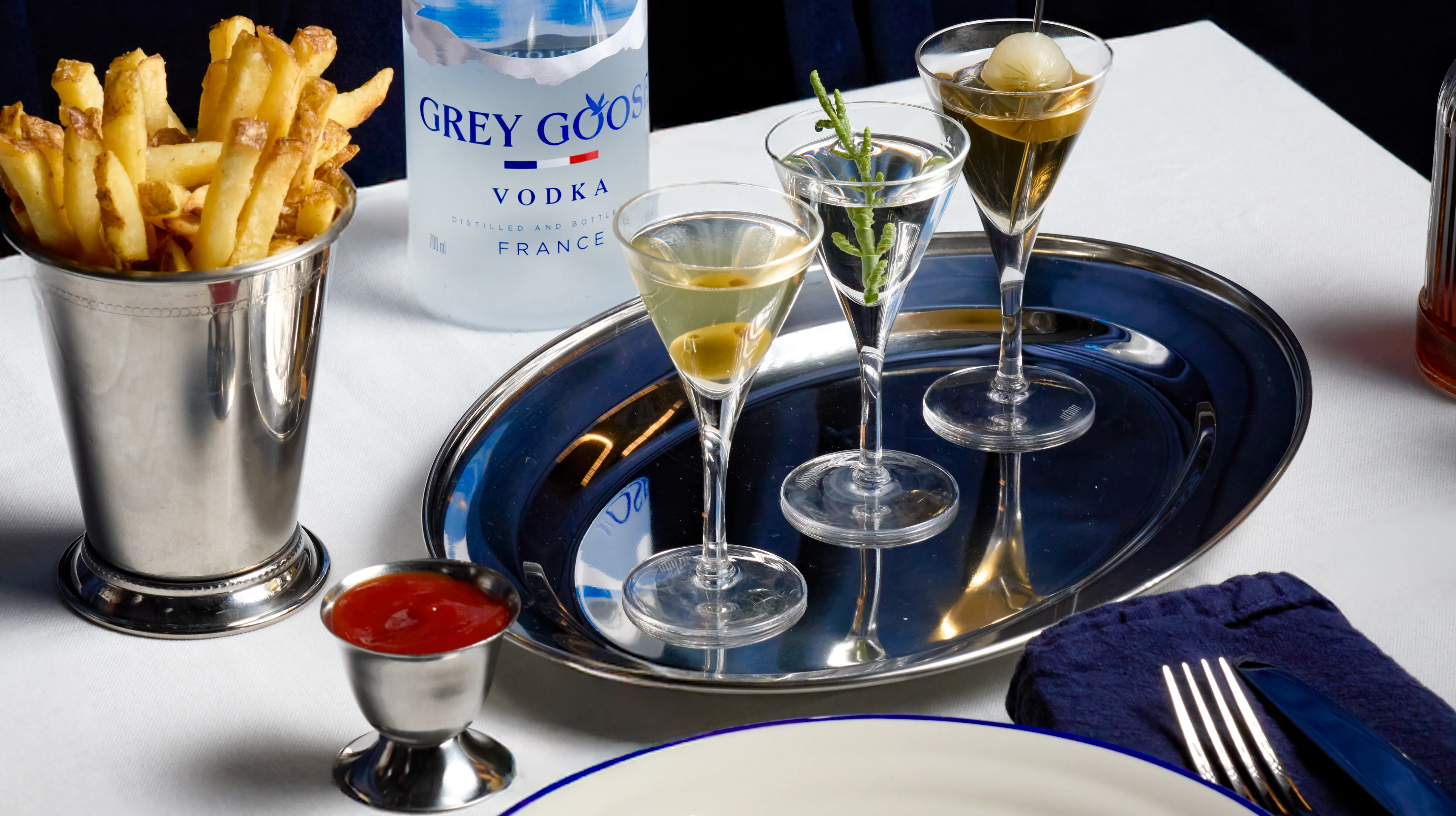 GREY GOOSE Reimagines the Late-Night Chippy with Luxe MARTINI Cocktails &amp; Frites Pop-Up in Soho